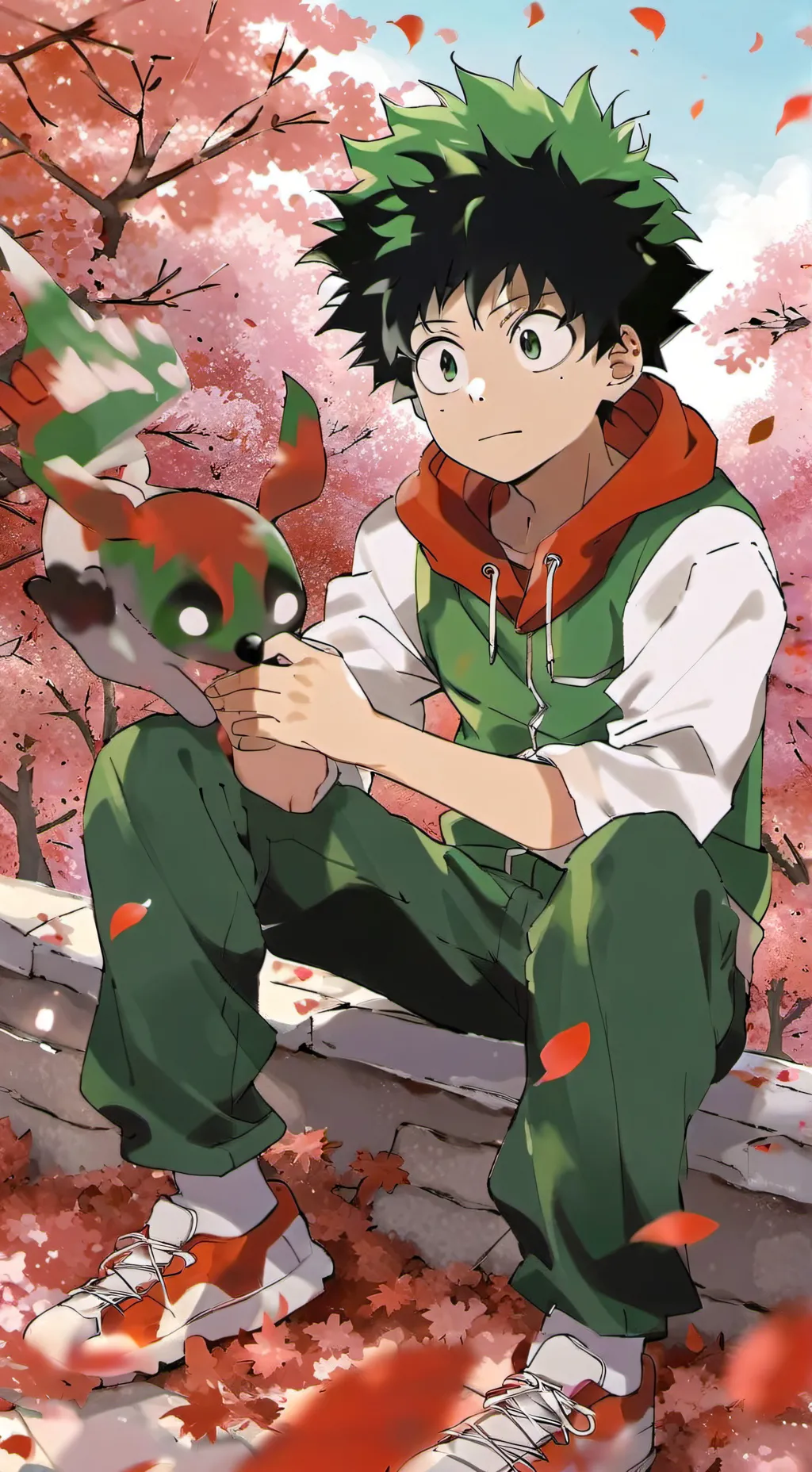 ai character: Deku background