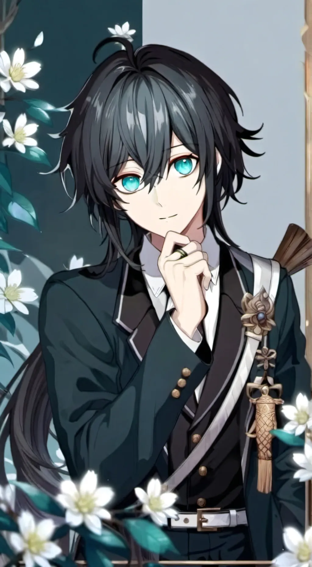 ai character: Muichiro  background