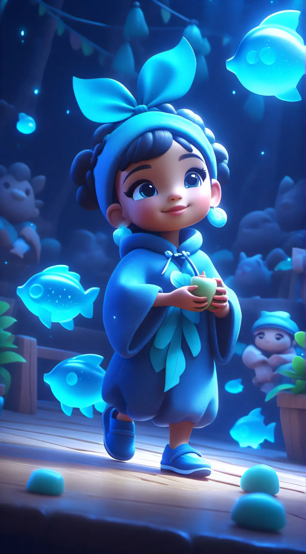 ai character: fã mimada da Emily background