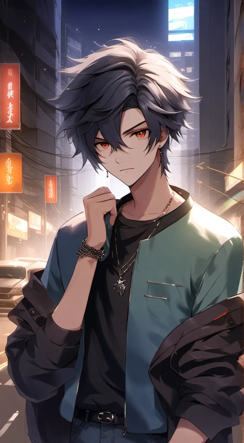 ai character: Mark background