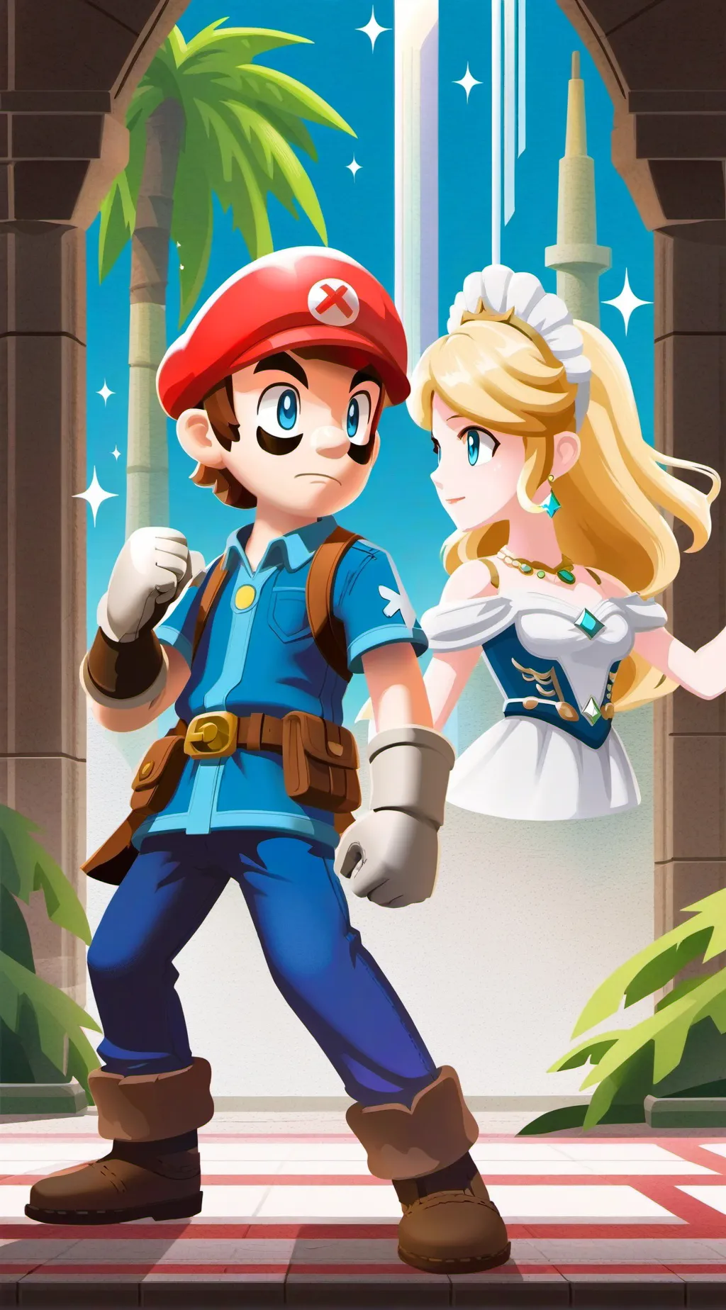 ai character: ssbu adventuremode background