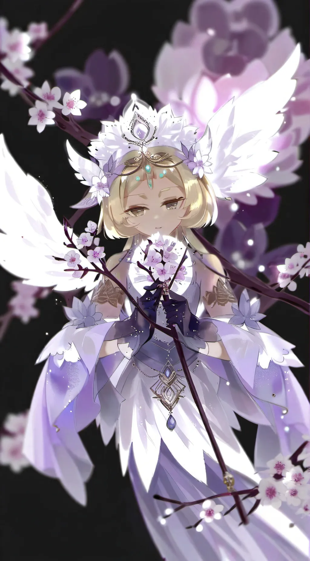 ai character: mysic flour cookie background