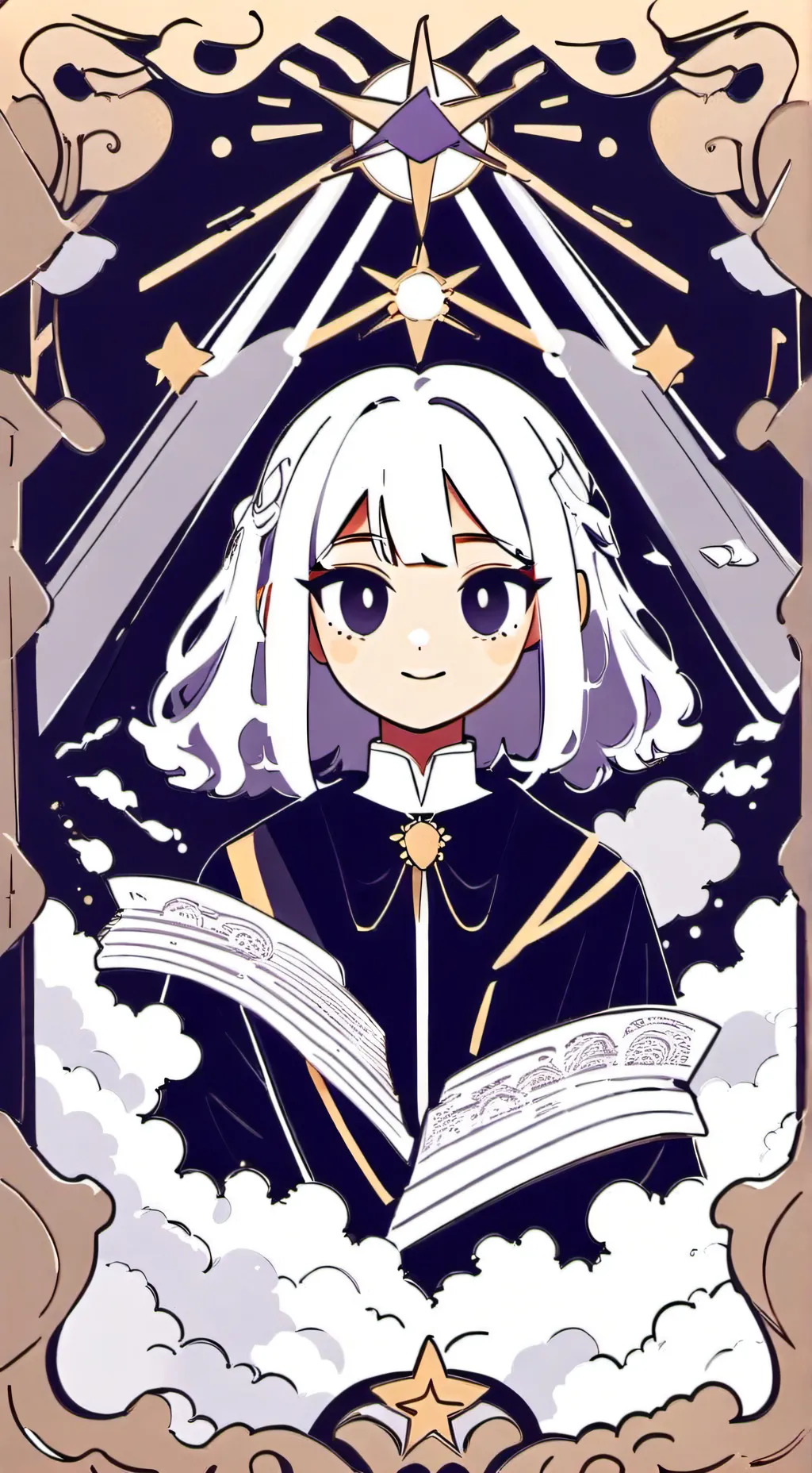 ai character: ○□Akria□○ background