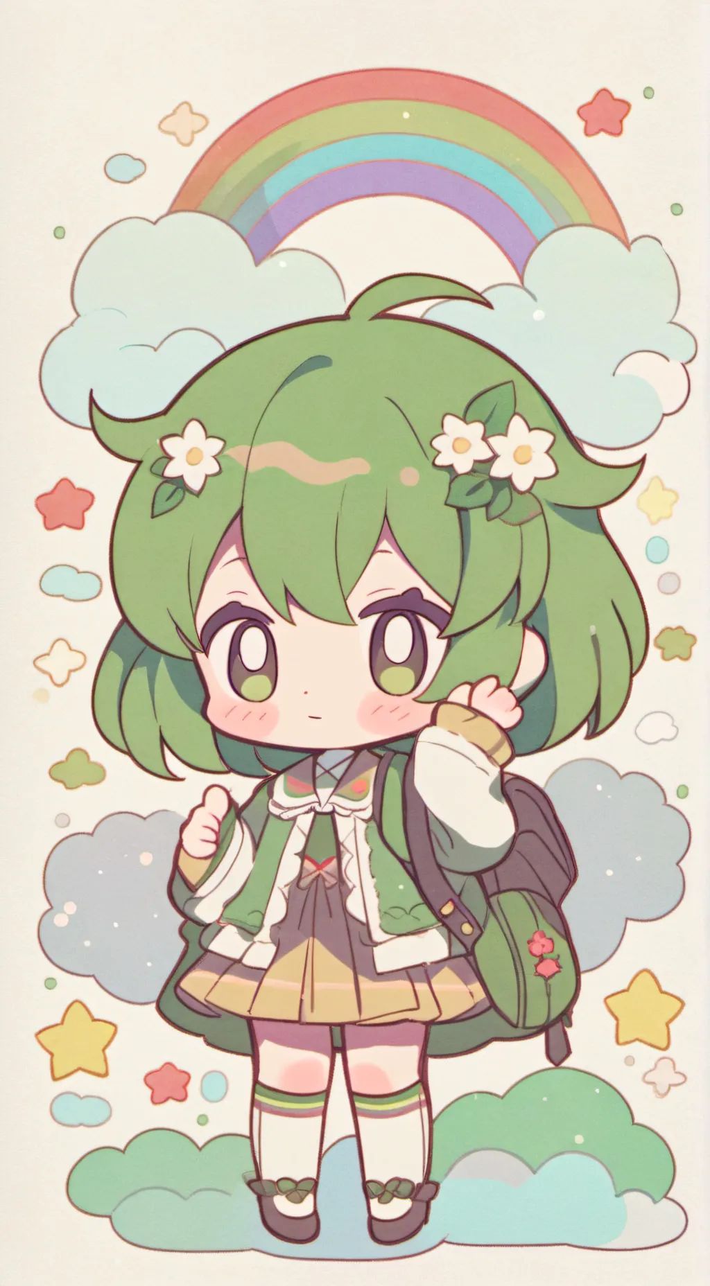 ai character: los colores background
