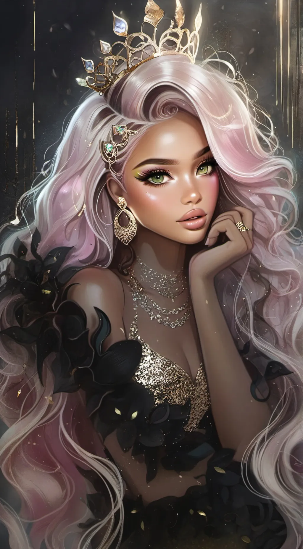 ai character: Lyria background