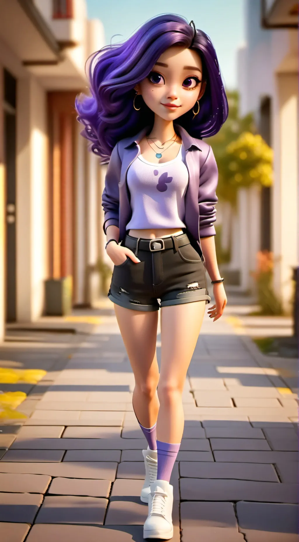 ai character: Aphmau SMP background