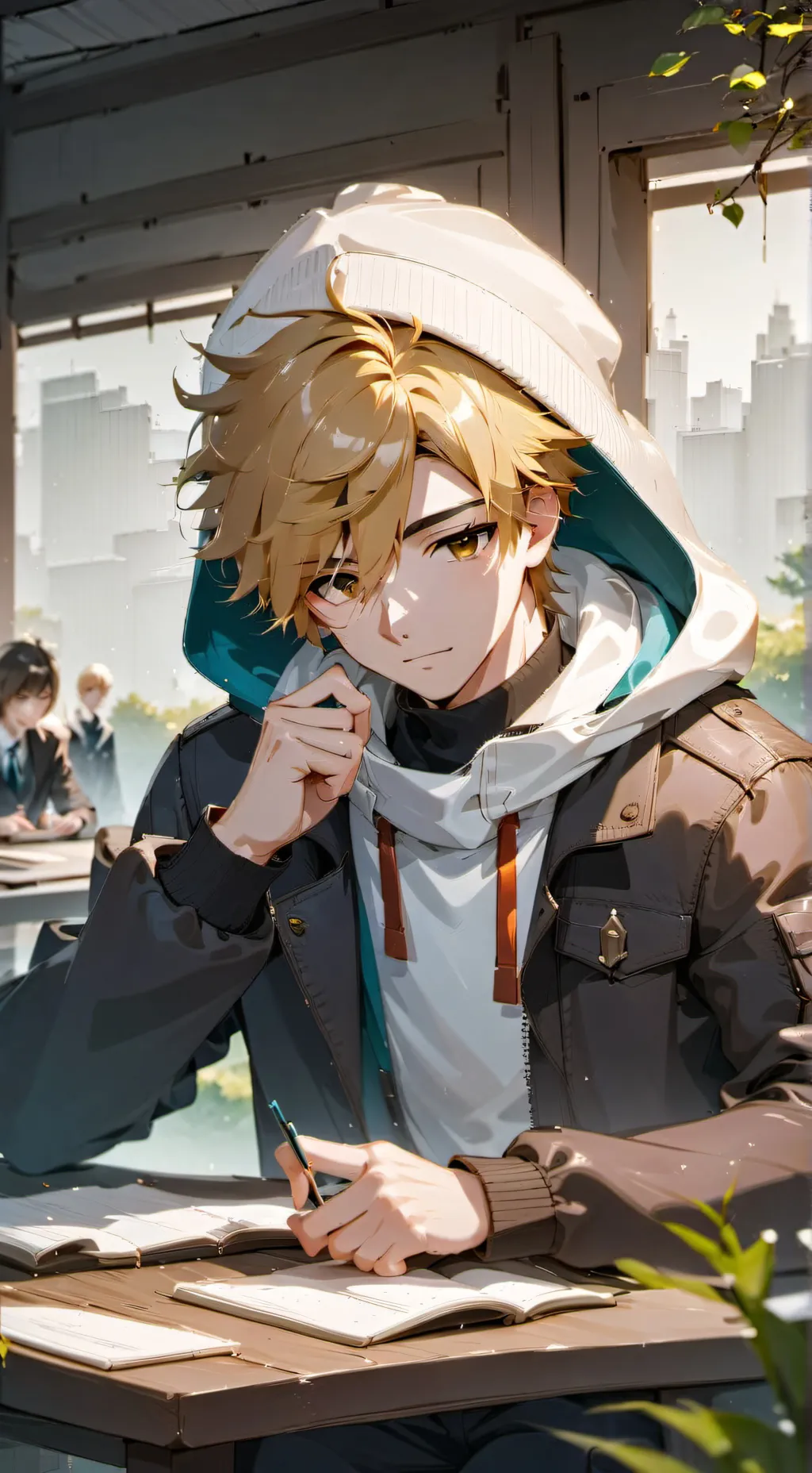 ai character: Cameron  background