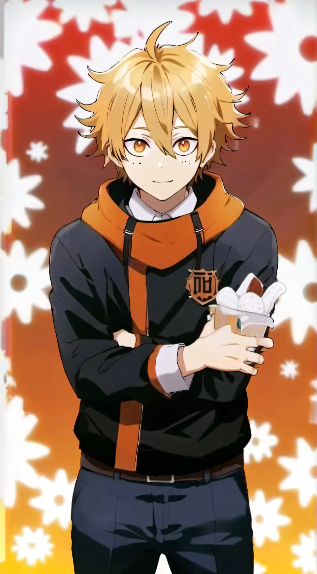 ai character: kiri + baku + shin background