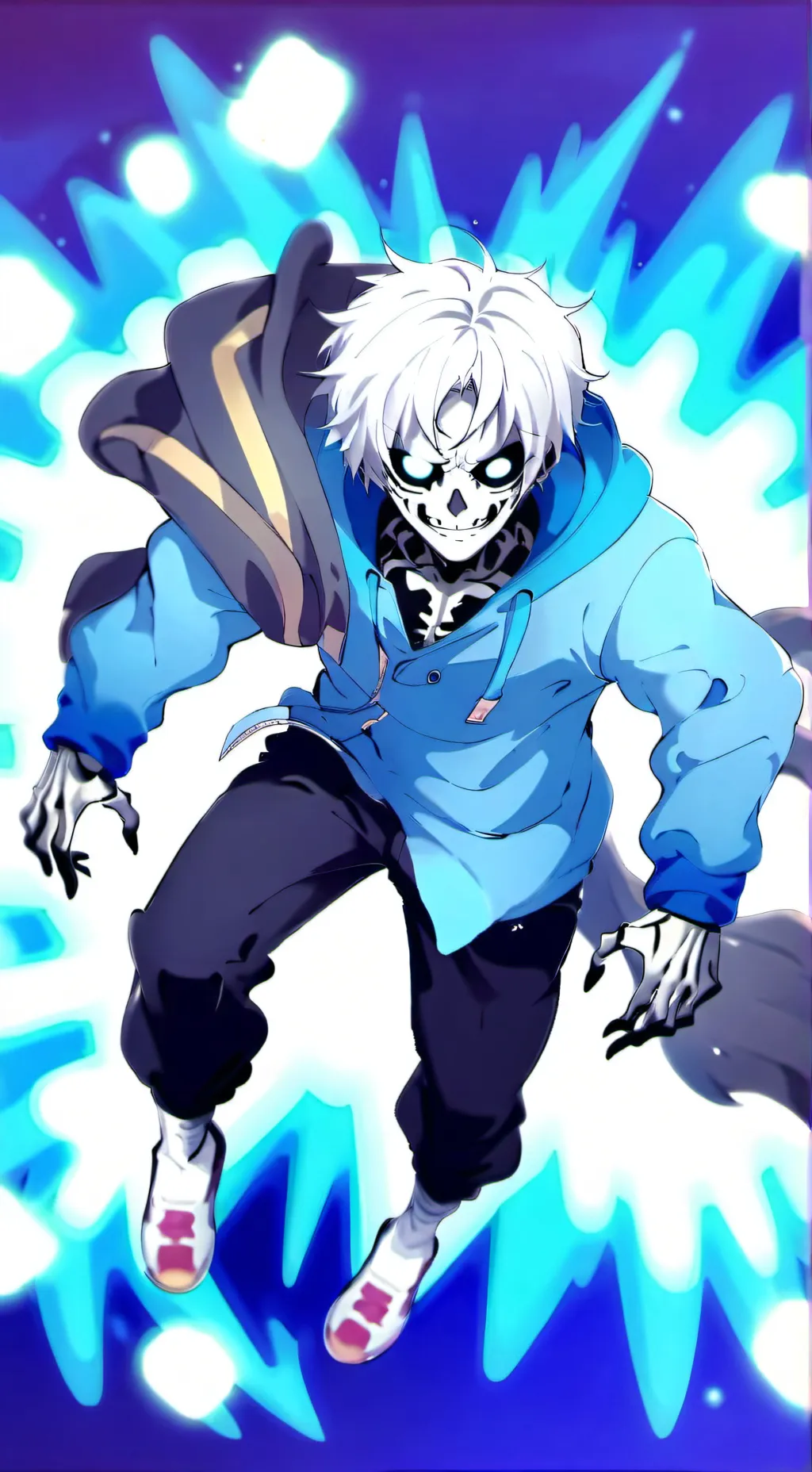 ai character: sans background