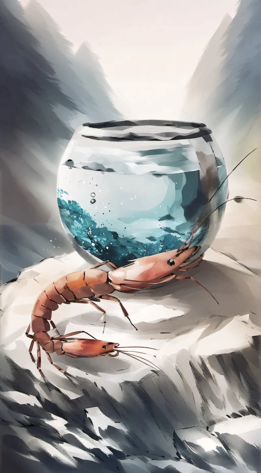 ai character: FinnxShrimpo angst background