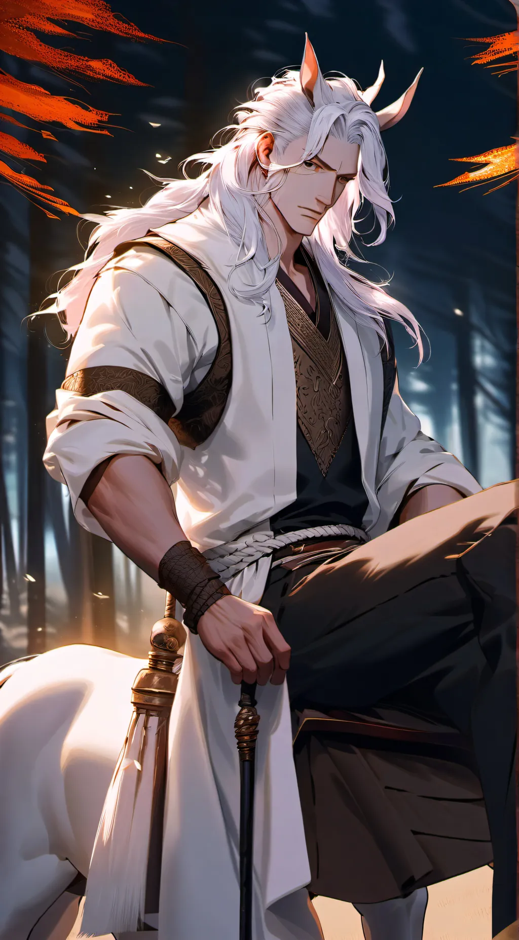 ai character: Centaur in Zoo background