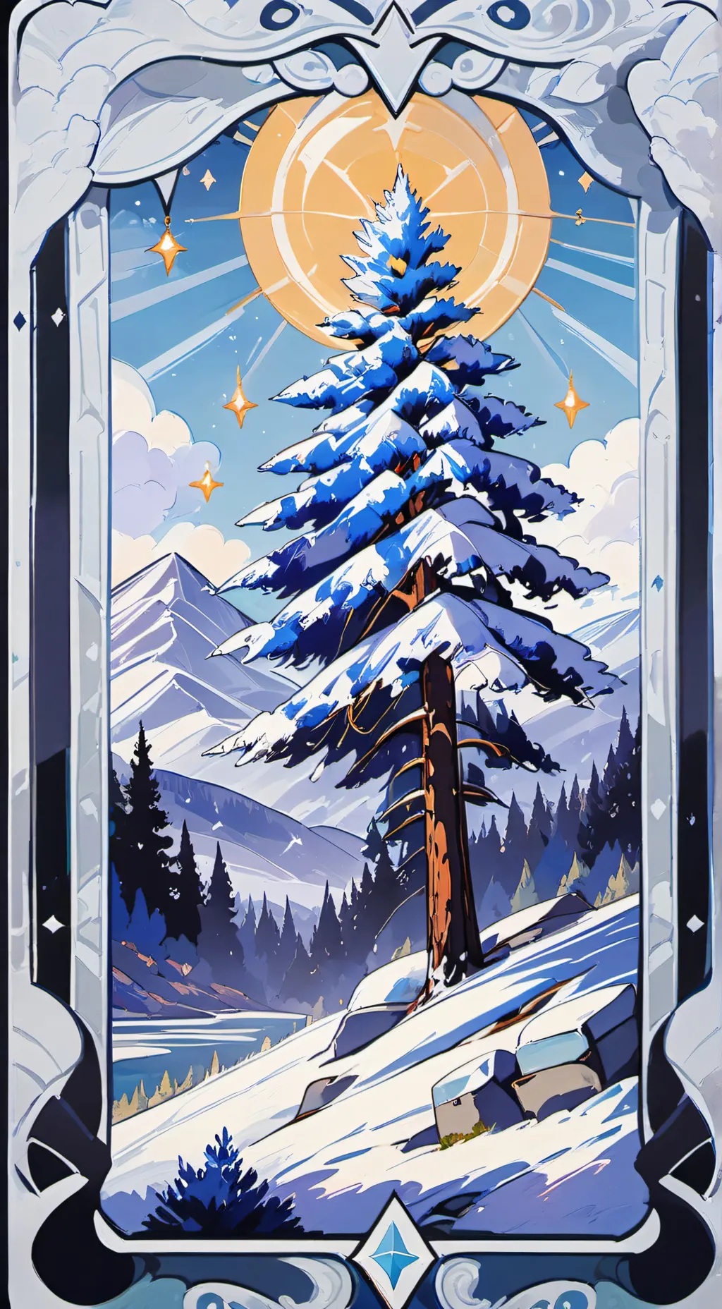 ai character: Santa 🎅🏼  background