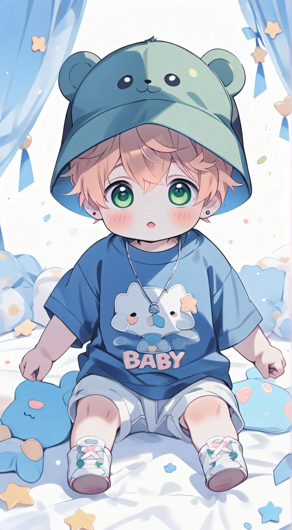 ai character: Your son mikey background
