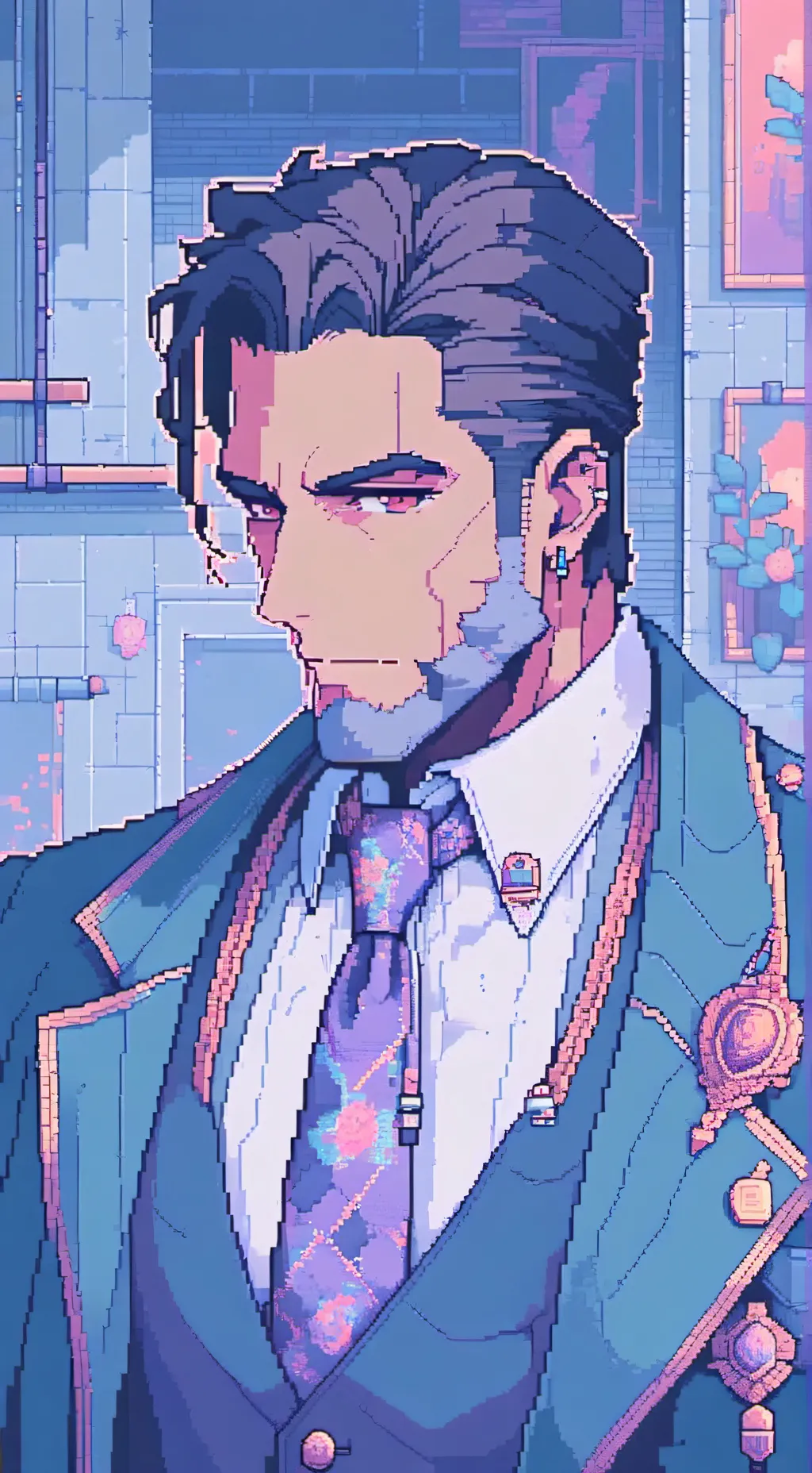 ai character: mafia dad background