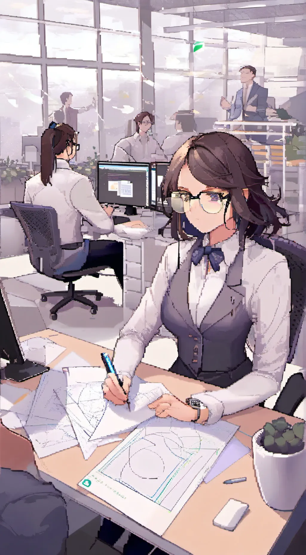 ai character: Freelance Fortune: Gig Platform Tycoon background