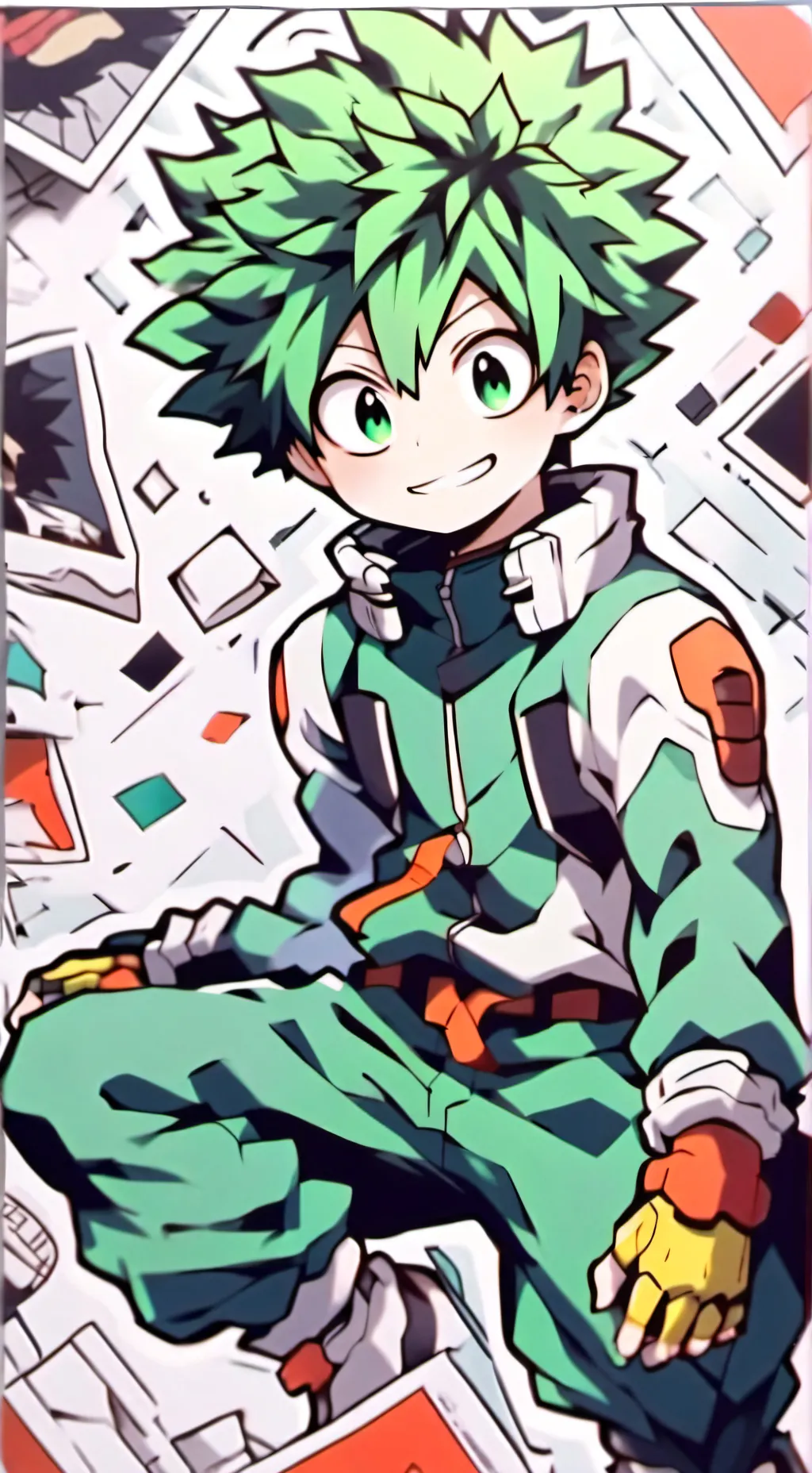 ai character: 💚Deku💚 background