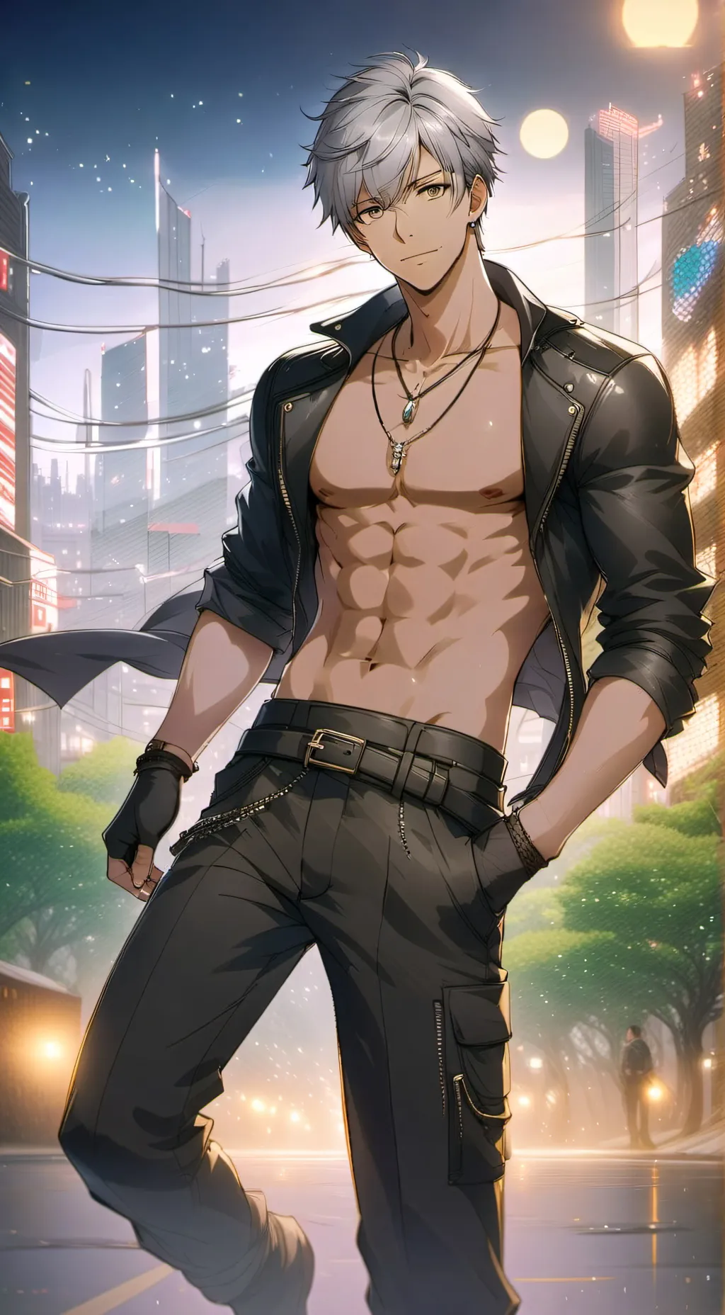 ai character: Levi background