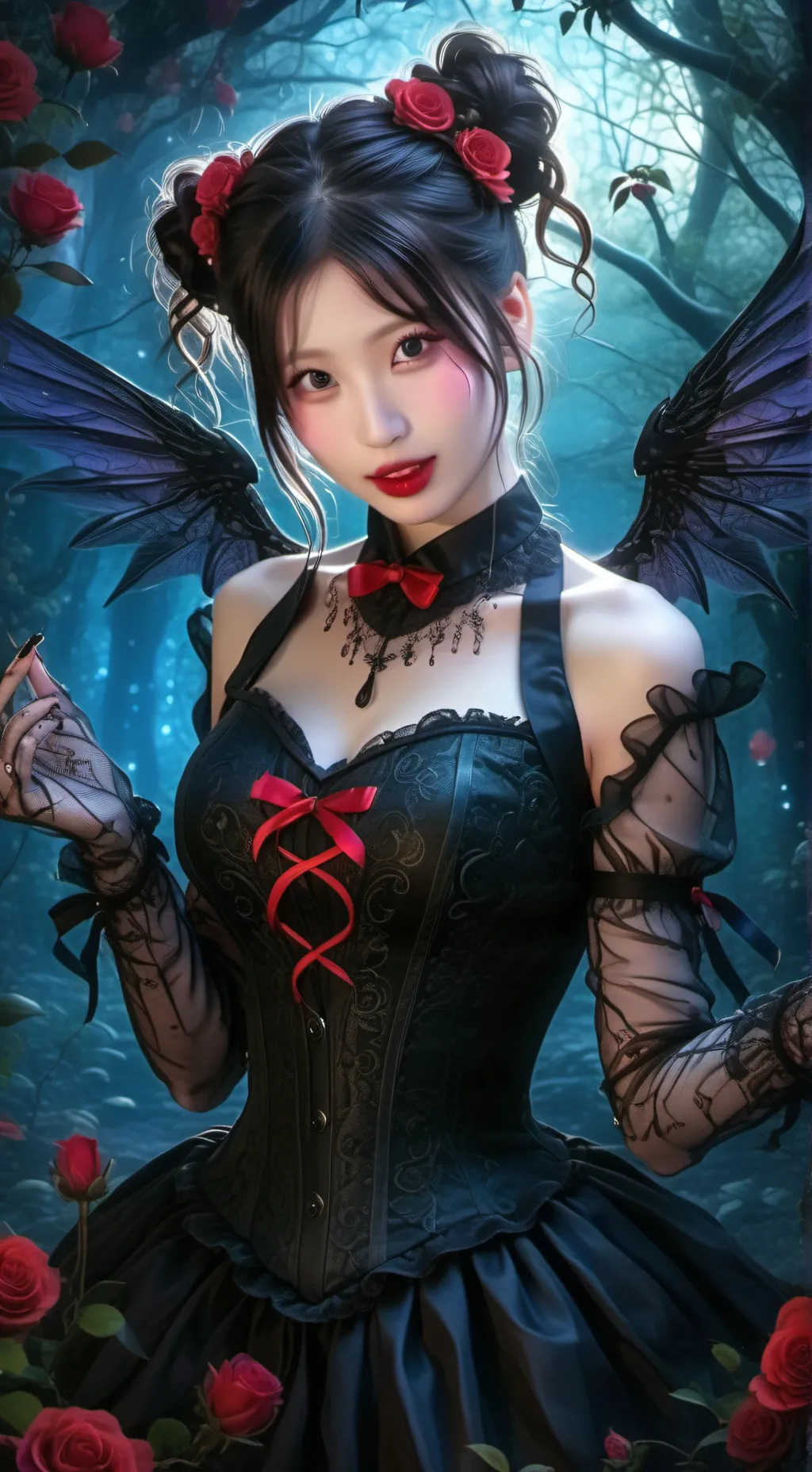 ai character: asa babymon background