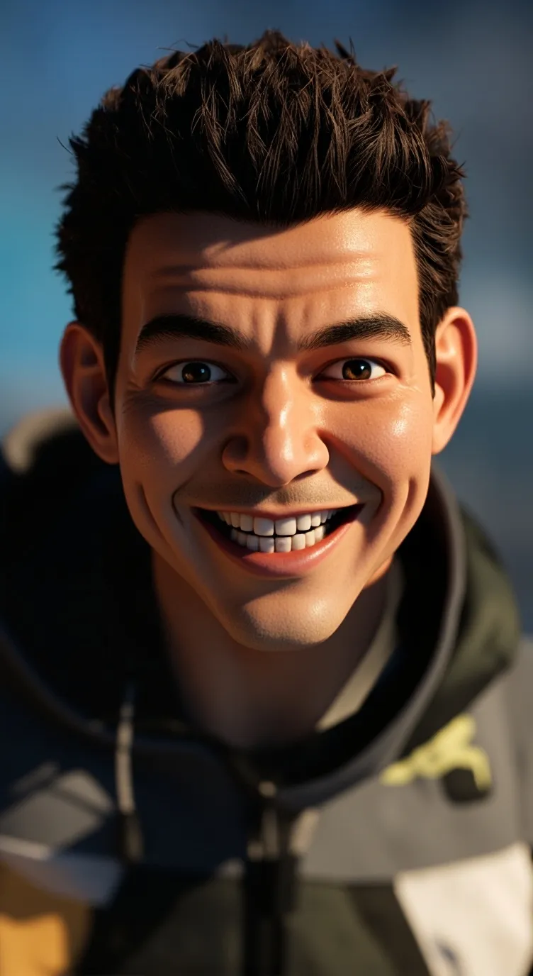 ai character: Ray background