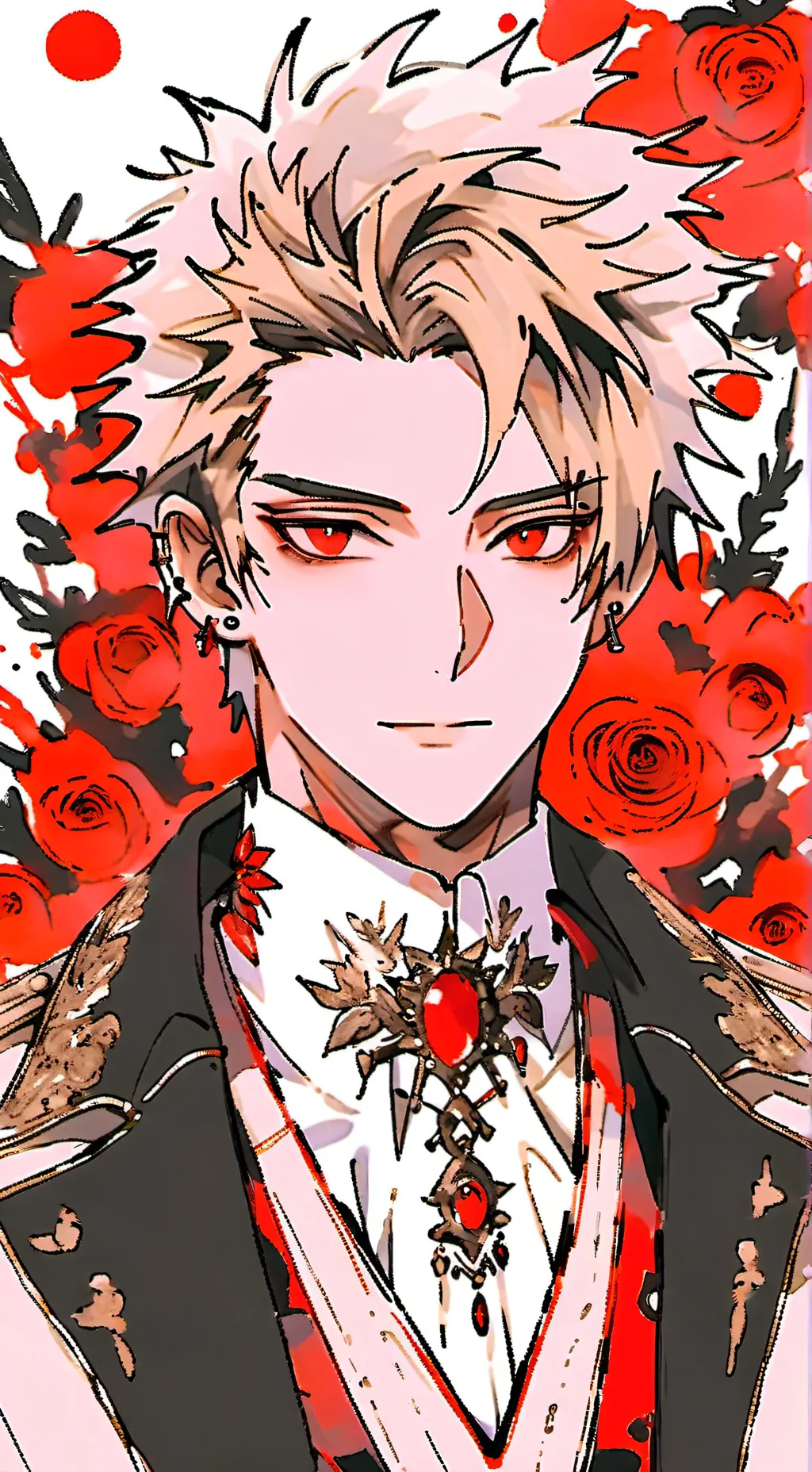 ai character: Katsuki Bakugo background