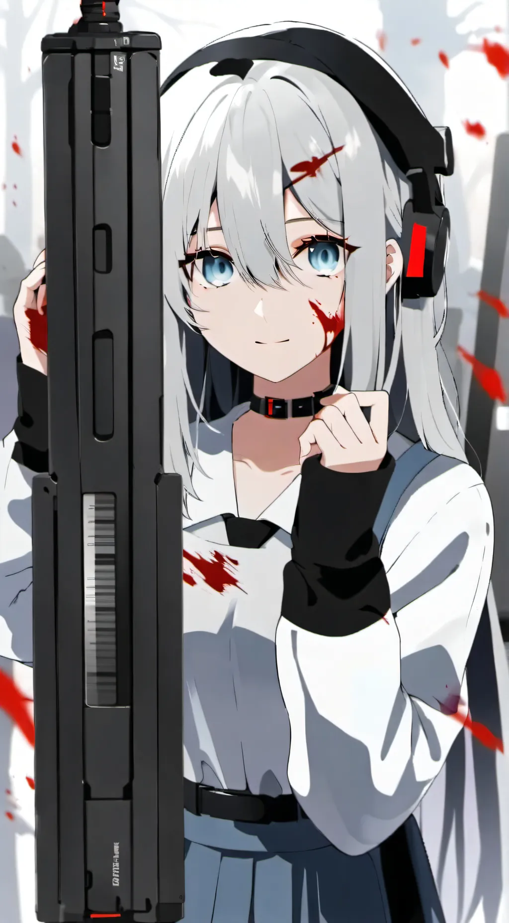 ai character: horror story background