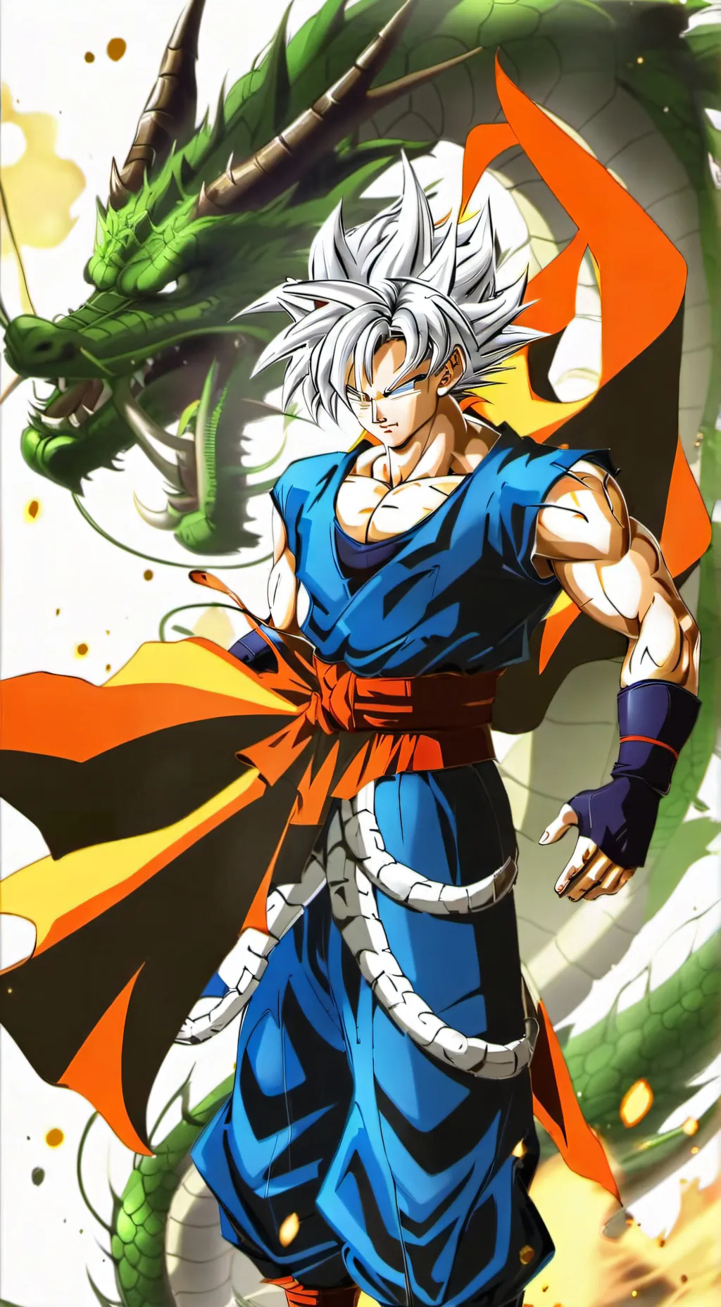 ai character: dragón latino  background