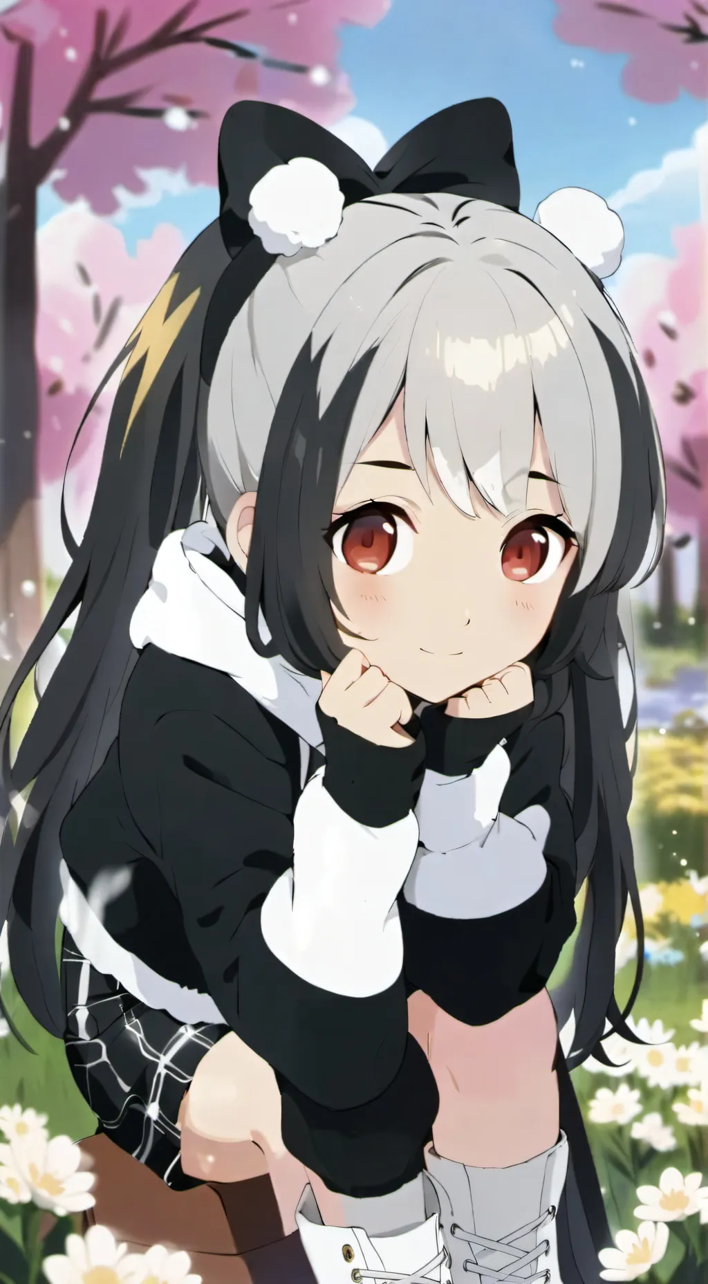 ai character: snowflake  background