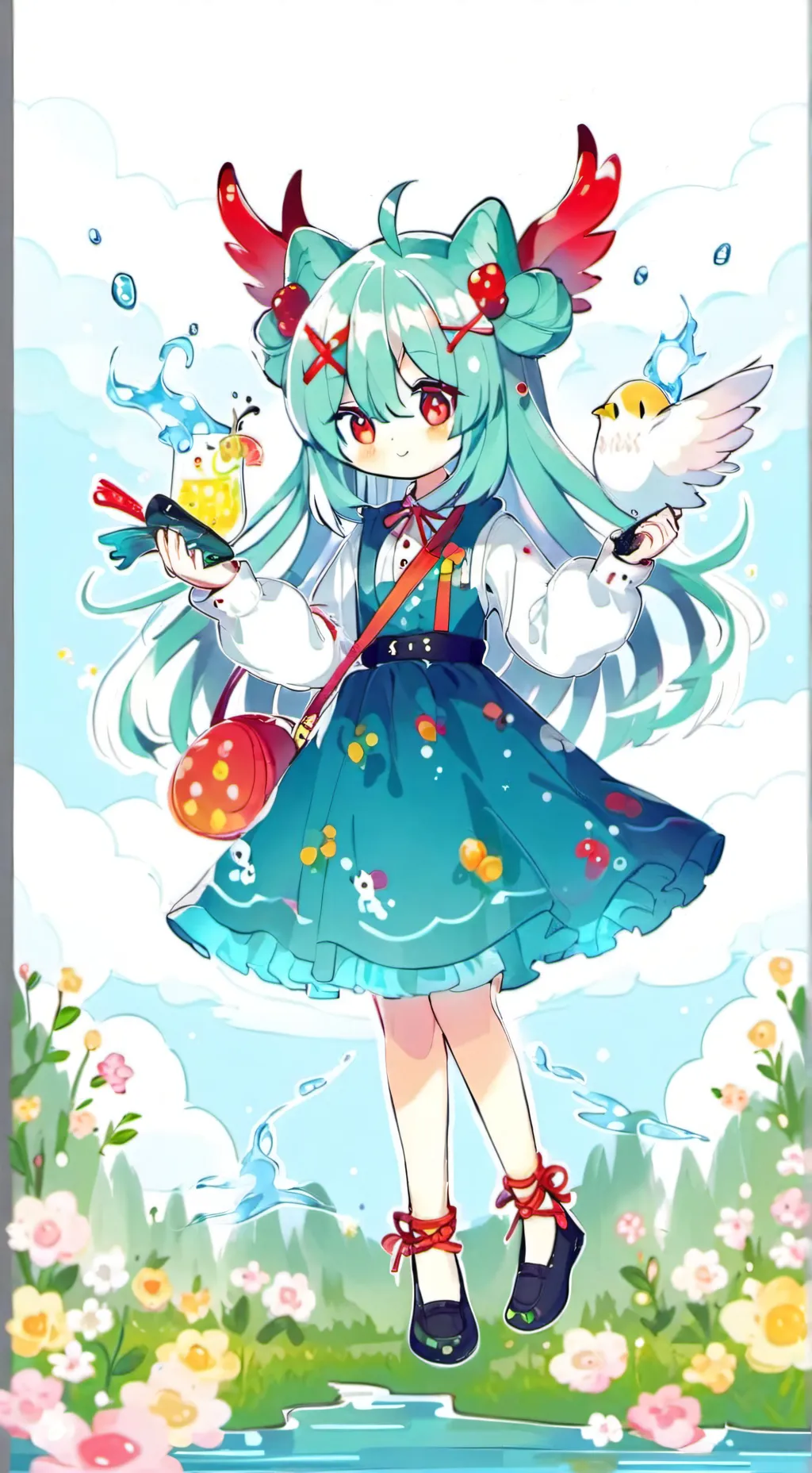 ai character: ~Dandy's world~ background