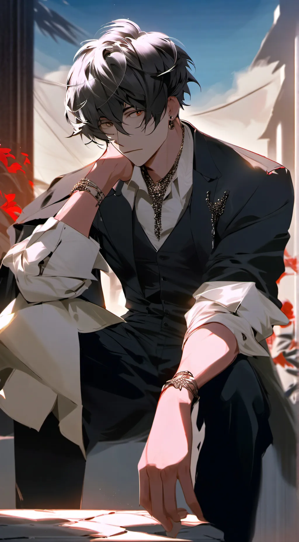 ai character: Shinichiirou  background