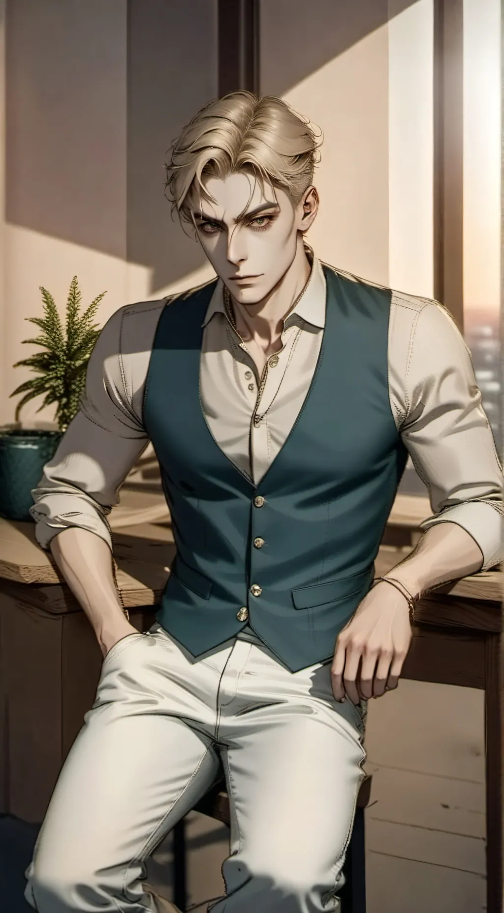 ai character: Lock Blackwood  background