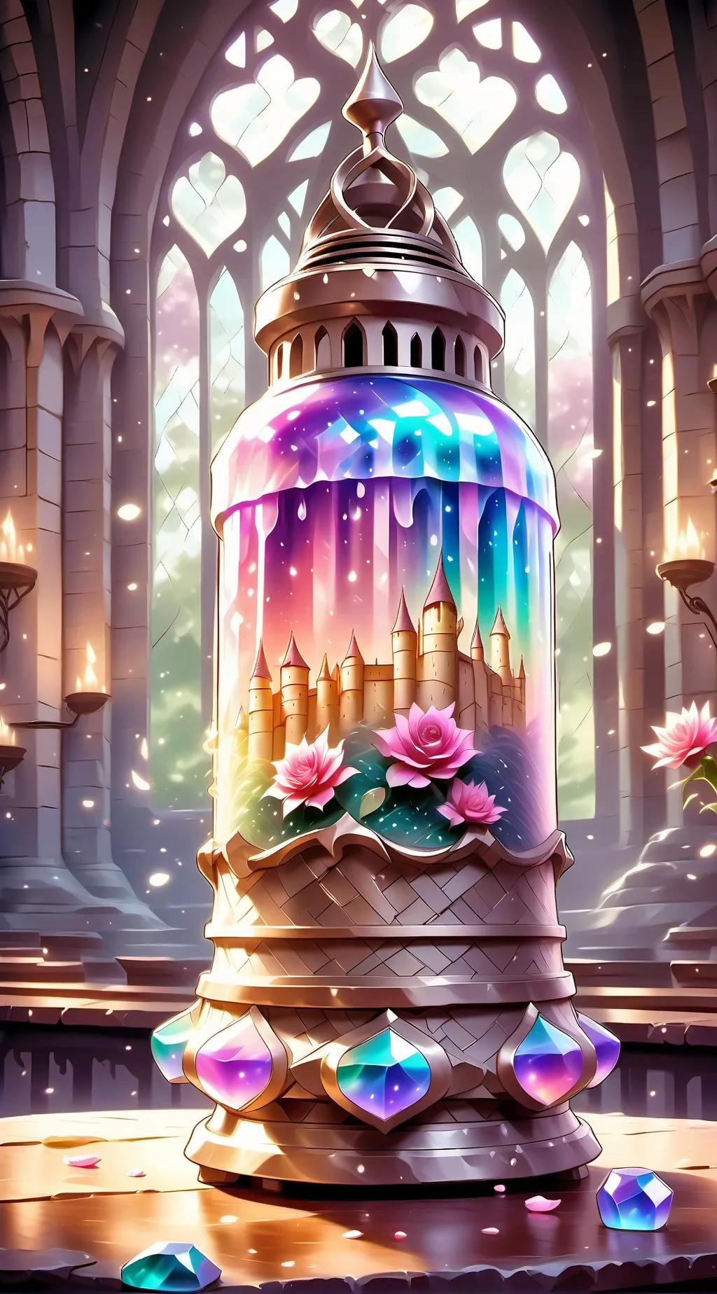 ai character: Hogwarts  background