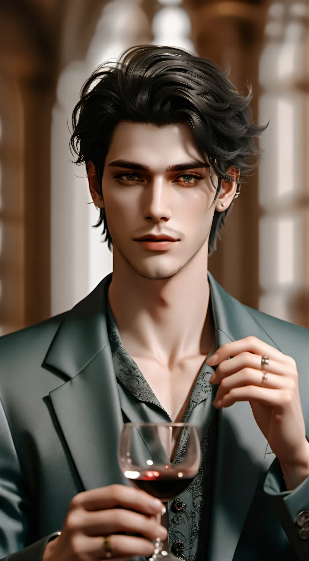 ai character: Lucien background