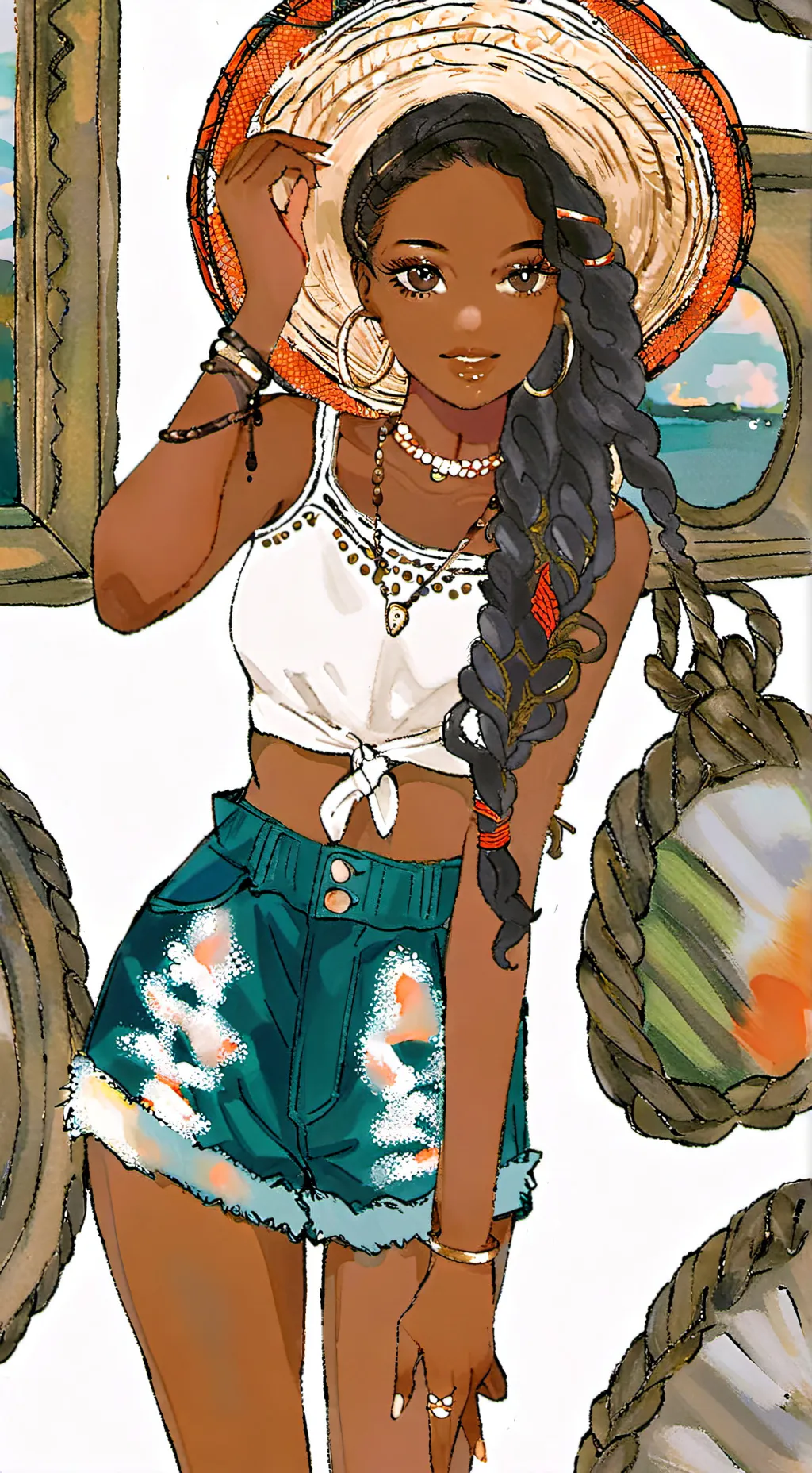 ai character: Nikki  background