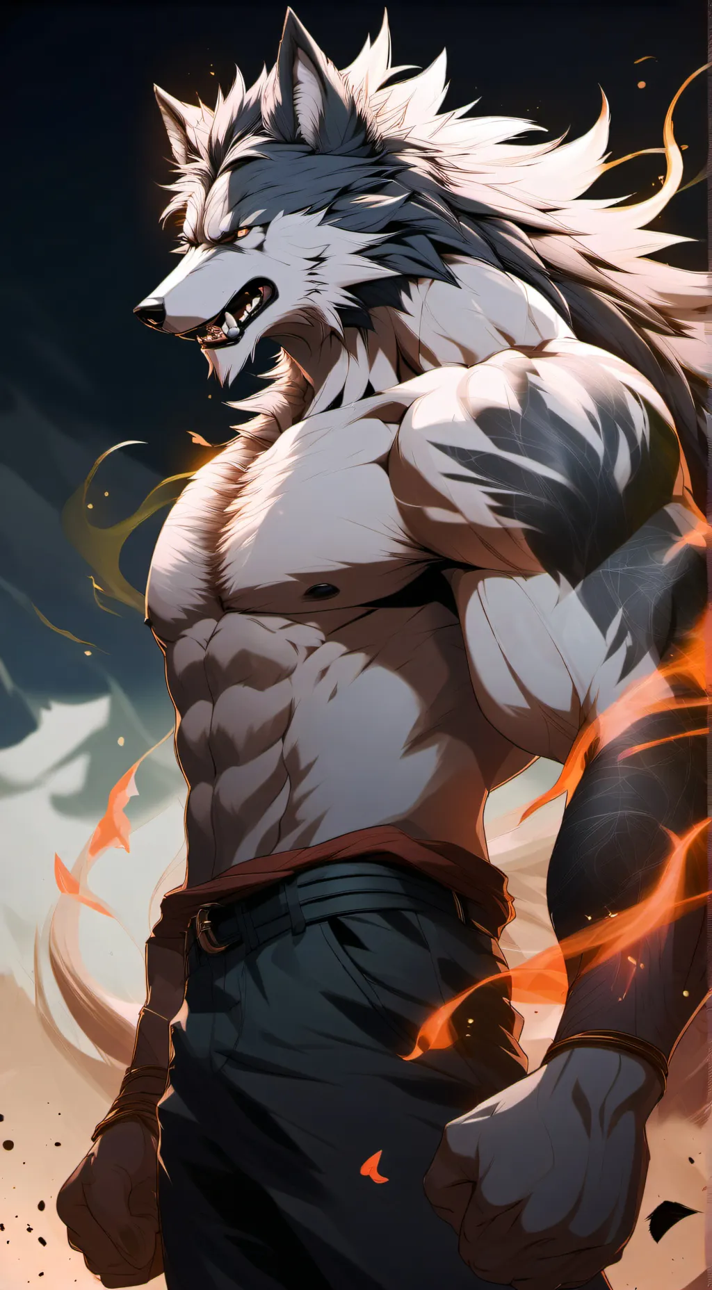 ai character: Flarefang background