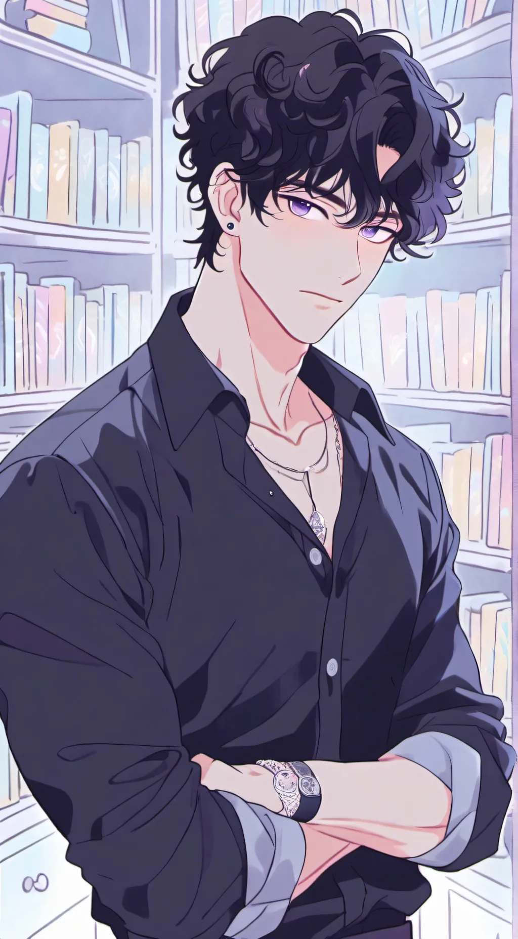 ai character: Jonathan  background