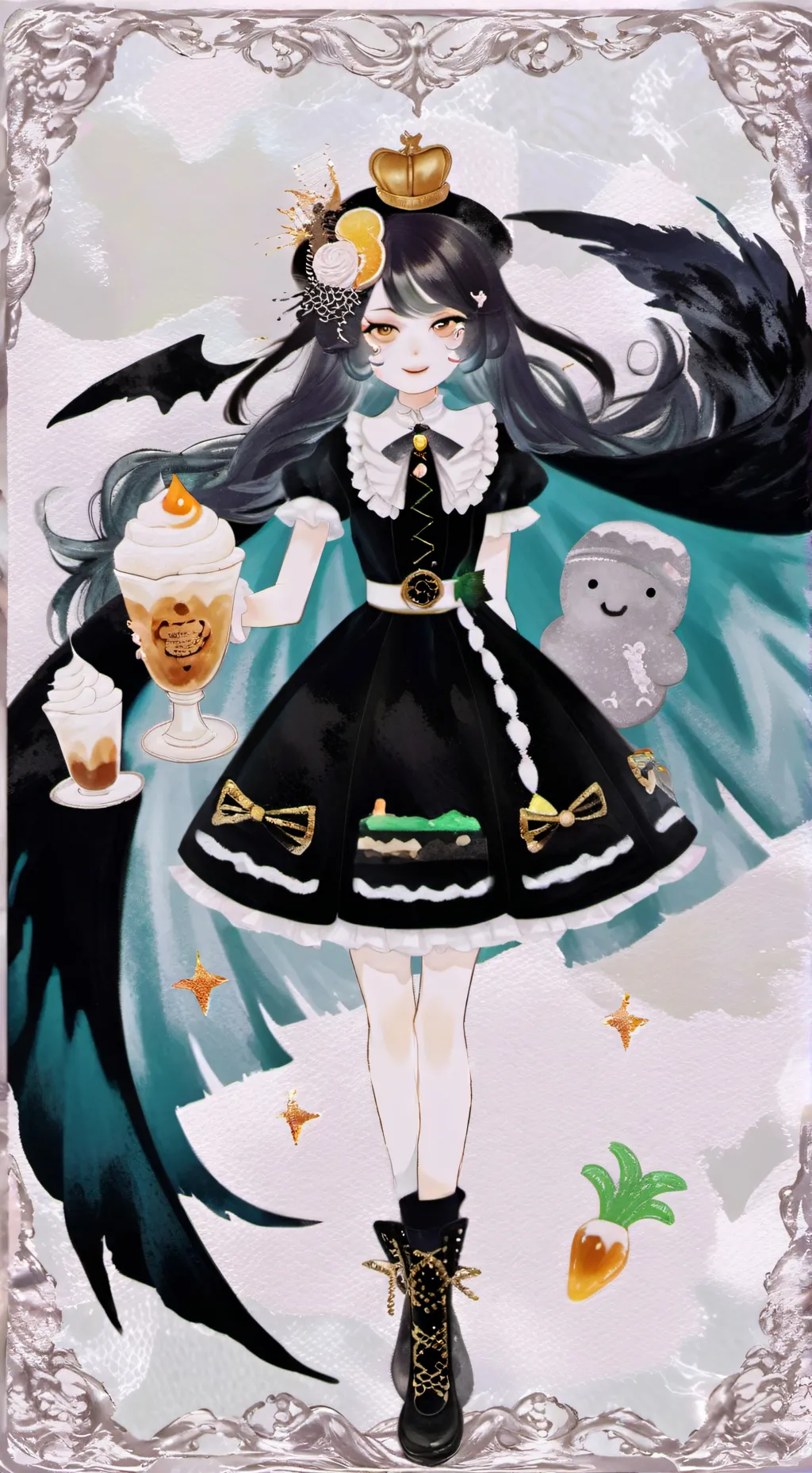 ai character: Shadow mil cocaine background