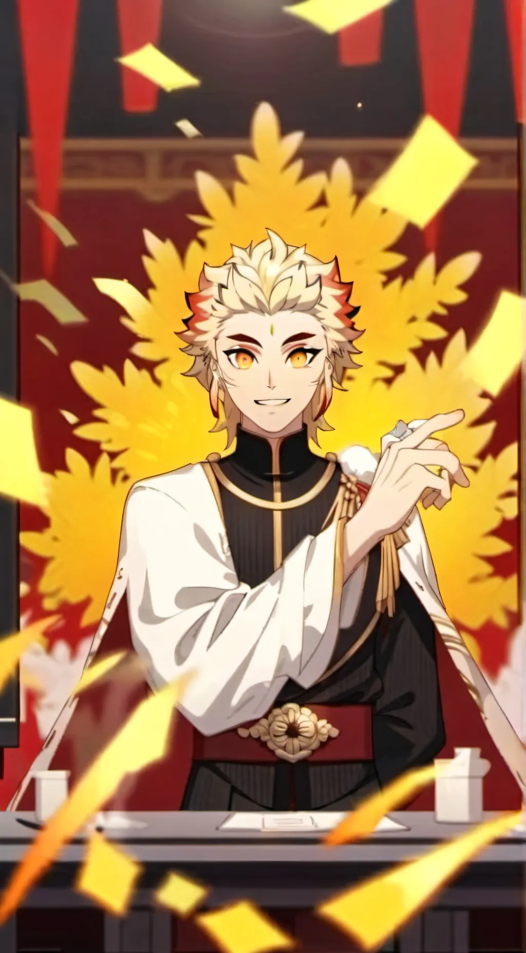 ai character: Mad rengoku background