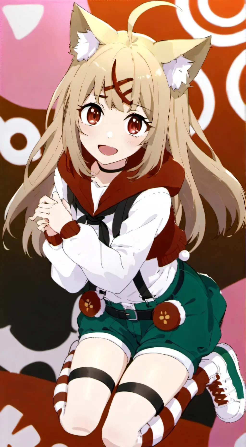 ai character: Nekko gyru background