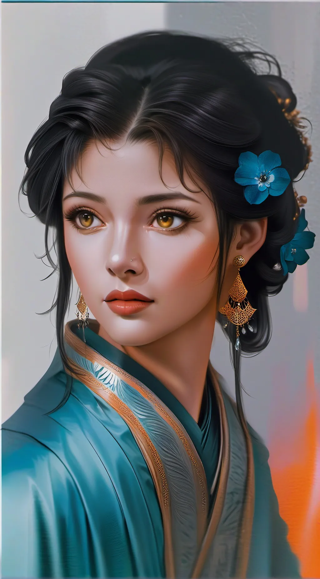 ai character: Emmaꈍ◡ꈍ  background
