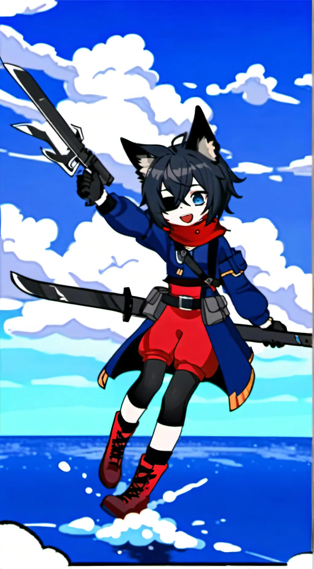 ai character: Luna Wolfmoon background