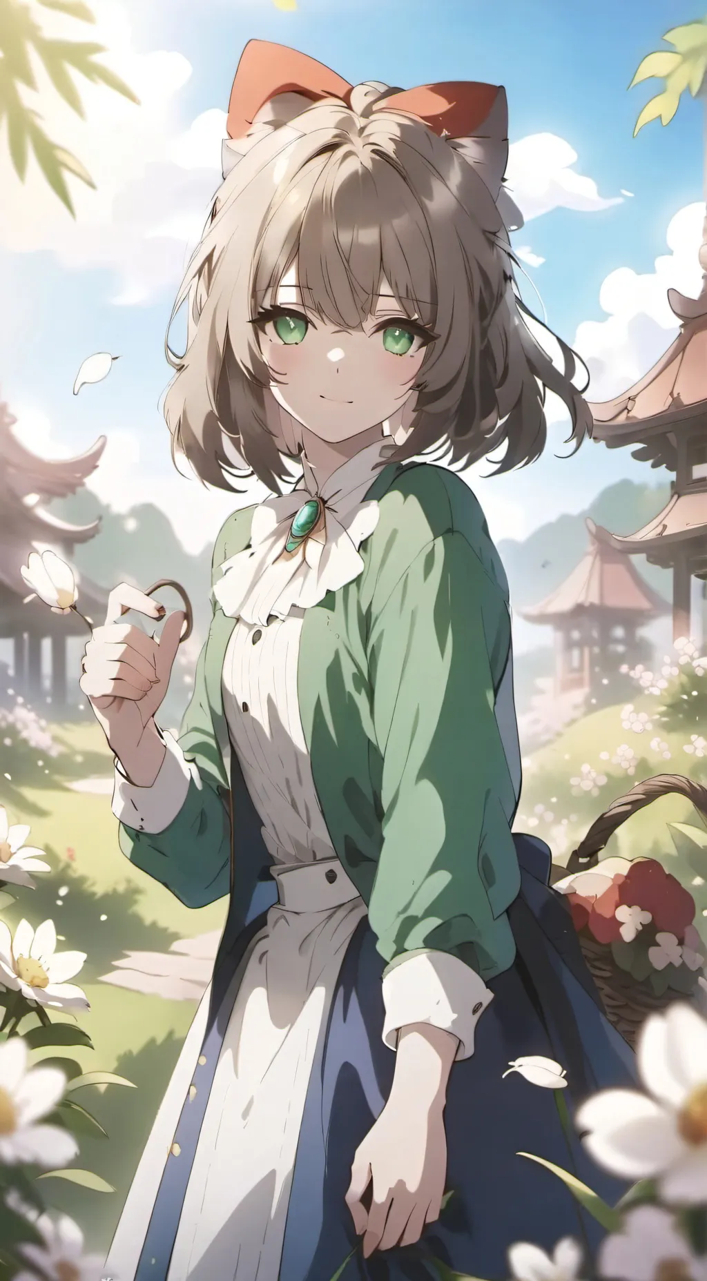 ai character: tu novia neko  background