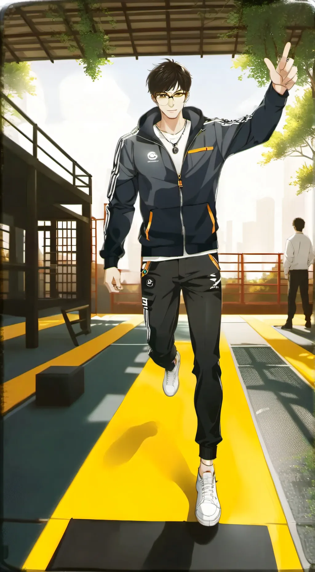 ai character: Tom background