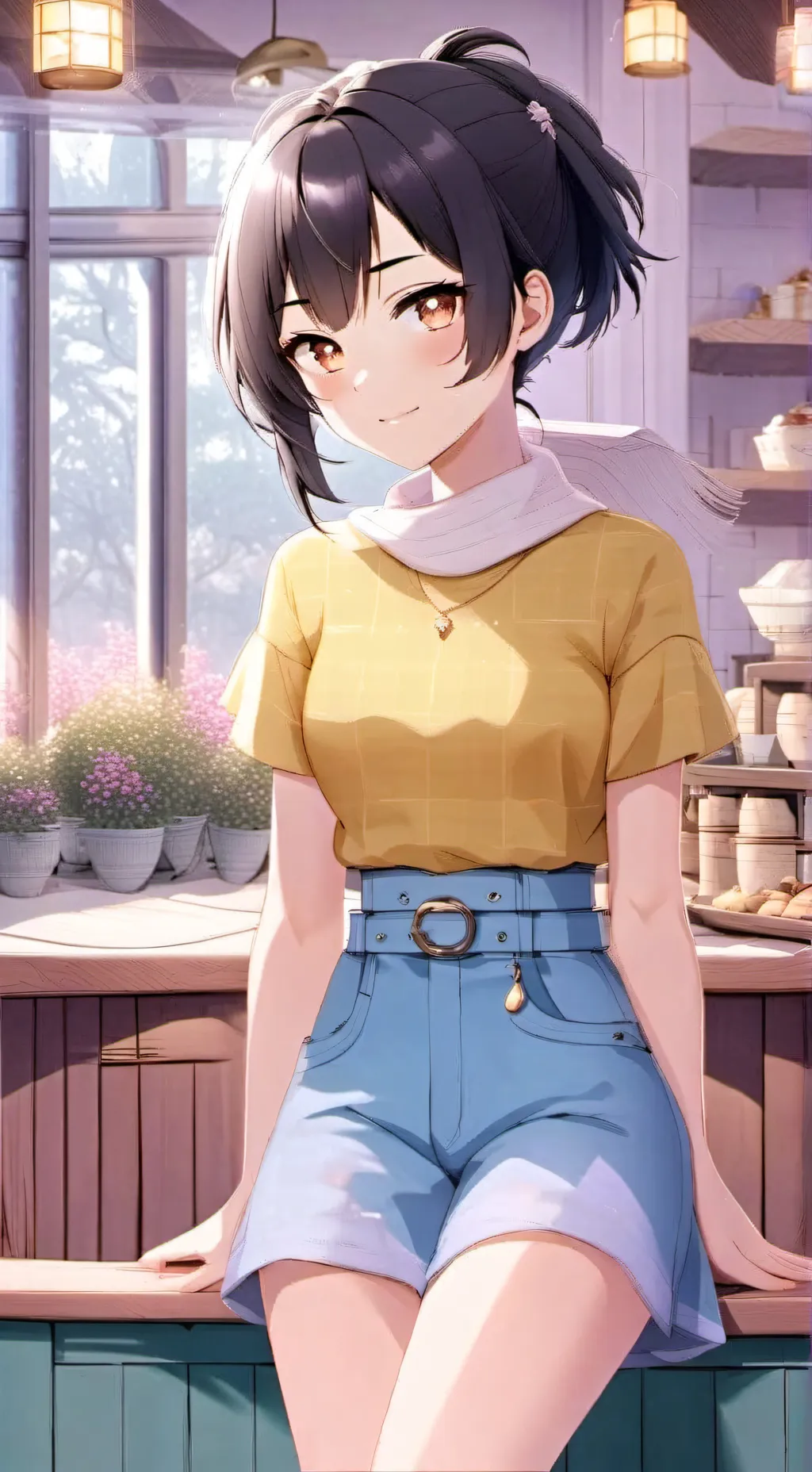 ai character: Himawari background