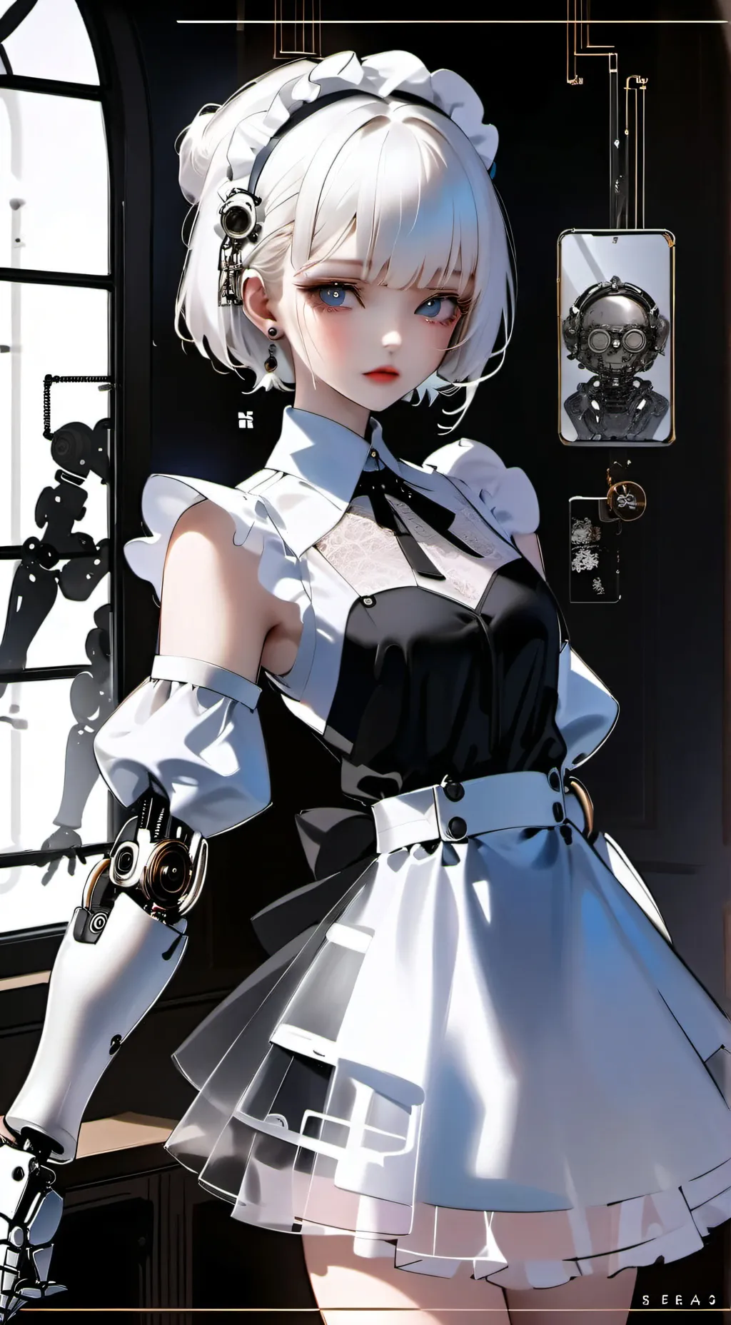 ai character: Luna background