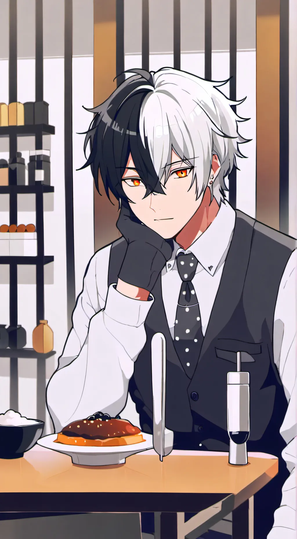 ai character: Théo background
