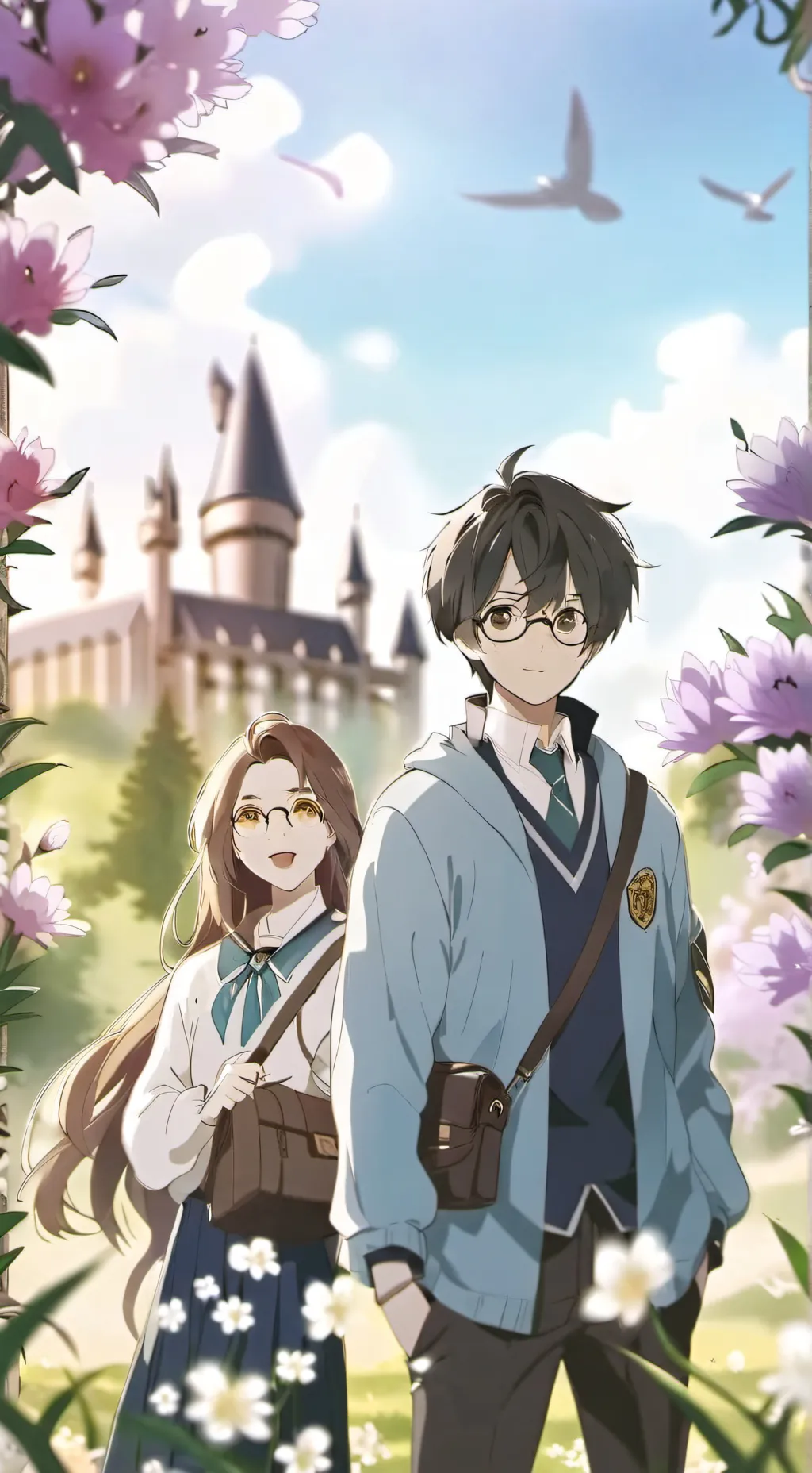 ai character: HP secret twin background