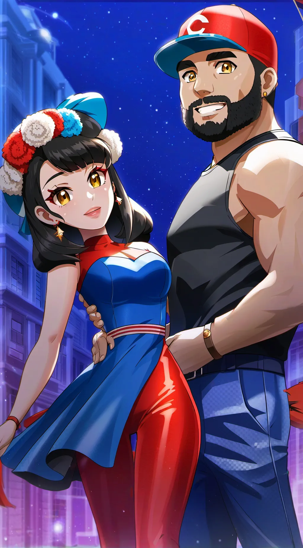 ai character: Ana  background