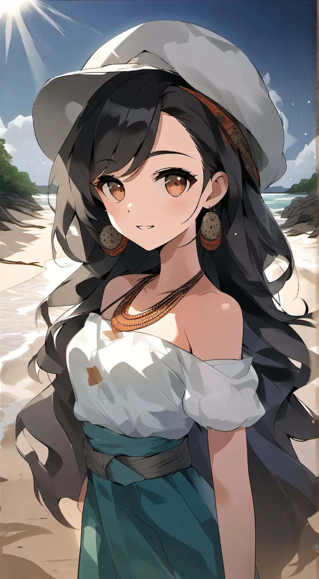 ai character: entrando a africa background