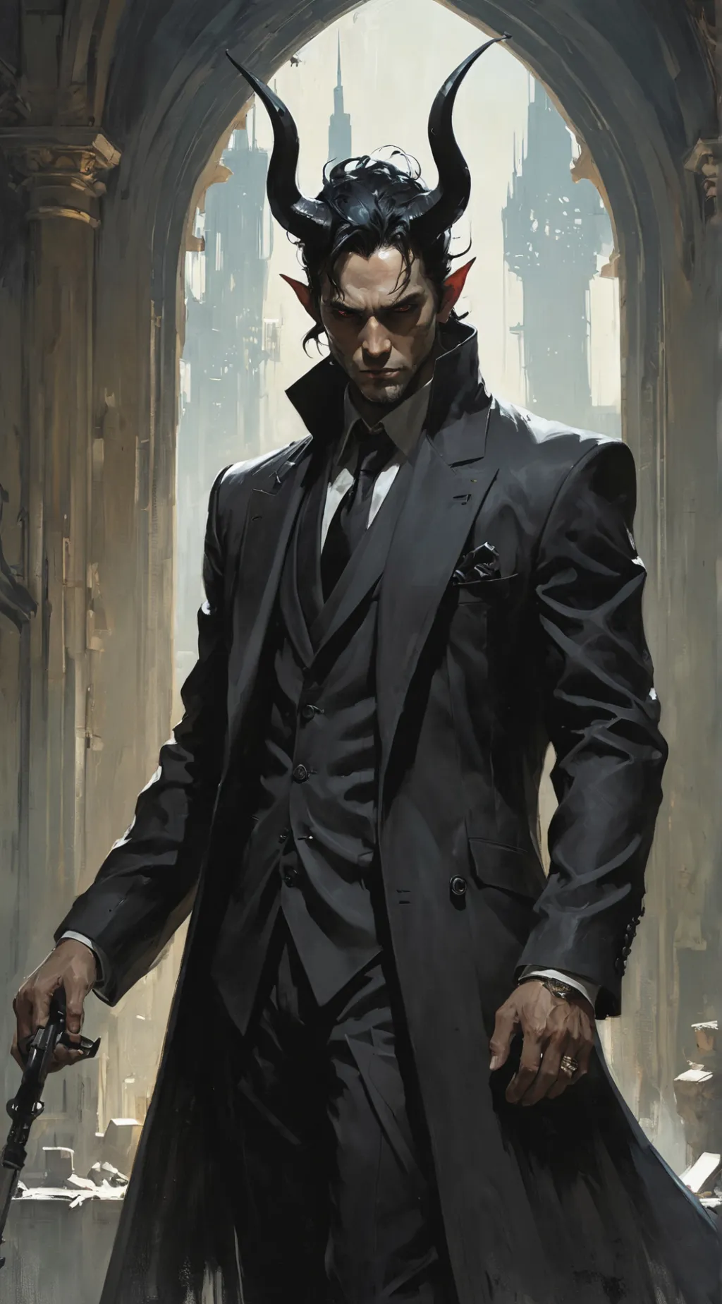ai character: Lucien background