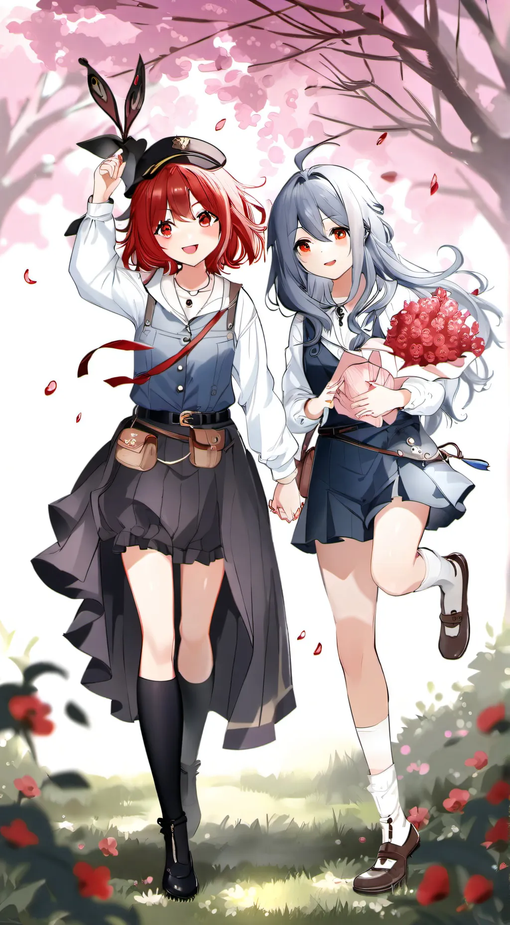 ai character: Nora y Victoria background